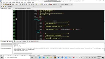 PROGRAM FUNGSI BERPARAMETER (MENGHITUNG LUAS DAN KELILING) BANGUN DATAR & RUANG || C++