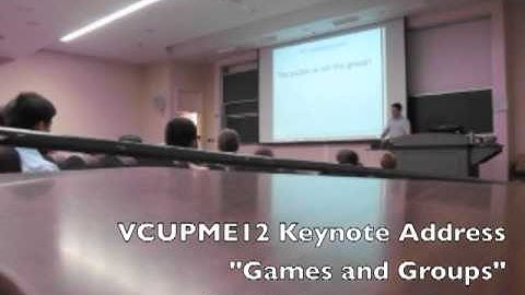 ‪Professor Mike Hill (UVa) Part 3 of Games & Groups: The algebraic group in the Rubik