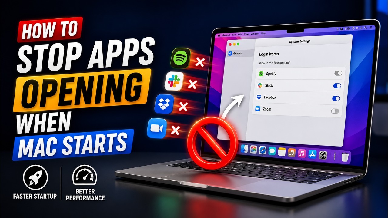 How To Stop Apps Opening When Mac Starts