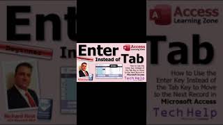 Enter Instead of Tab in Microsoft Access #msaccess #microsoftaccess #microsoftaccesstutorial