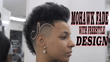 HOW TO FADE/ MOHAWK WITH A FREESTYLE DESIGN