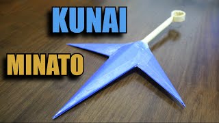 Como fazer a Kunai do Minato de papel!