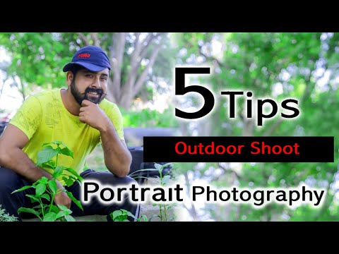 Portrait Photography Outdoor Shoot And Techniques  || 5 Ideas in Hindi