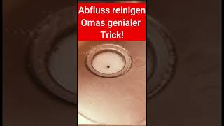 Abfluss reinigen so hats Oma gemacht! #80er #nostalgie