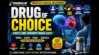 Drug of Choice Made Easy | First-Line vs Second-Line Therapy | OPRA • KAPS • PEBC • NAPLEX