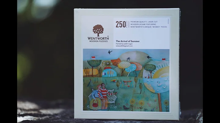 Unboxing one of my new luxury wooden jigsaws, by J...