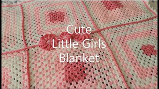 Cute Lilttle Girls Blanket by sweetpetalstitchery 73 views 2 years ago 2 minutes, 34 seconds