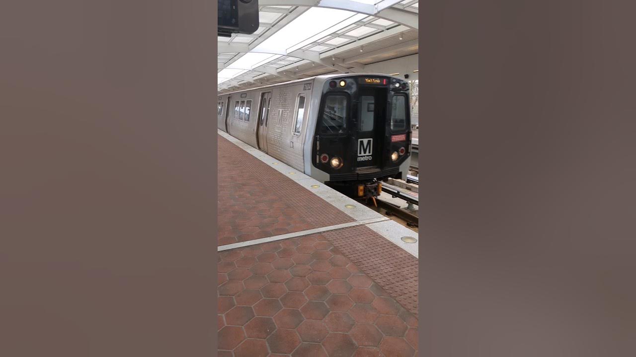 WMATA Yellow line train at Potomac Yard station 3/4/2024 YouTube