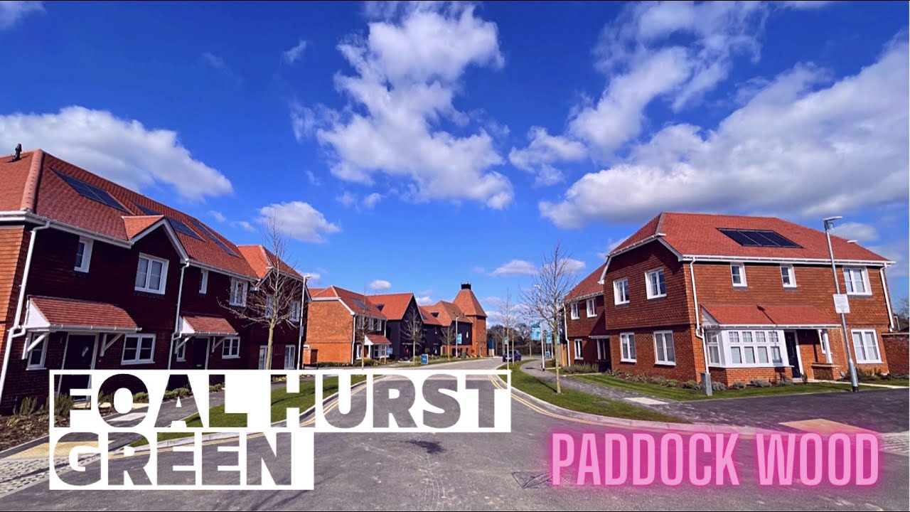 [4K] Dji Mini 2 Flying From Matfield To Paddock Wood | Foal Hurst Green By Berkeley | Rosewood Place