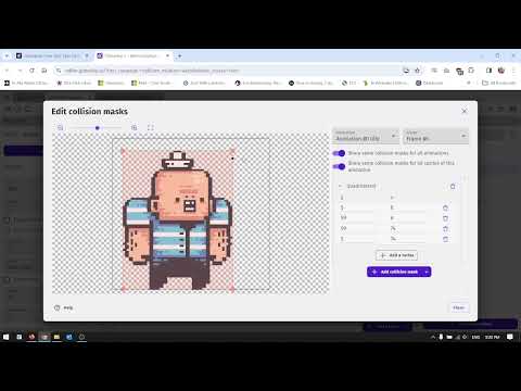 GDevelop video 11 - hitboxes (collision masks)