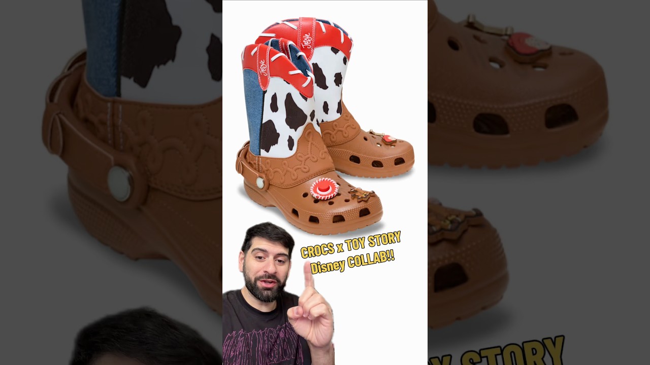 Crocs Toy Story Cowboy Boots!! #disney #crocs #toystory - YouTube