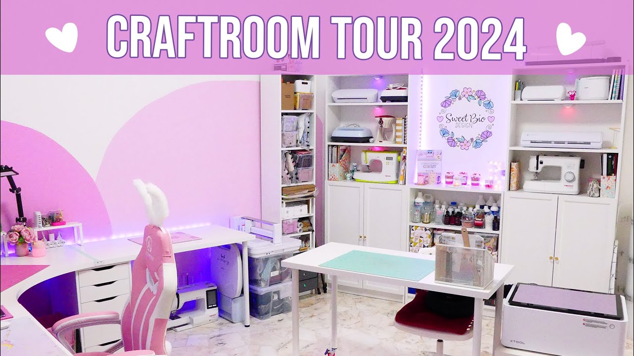 CRAFTROOM TOUR 2024 ♥ La mia stanza Creativa