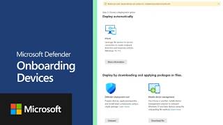 How to onboard devices to Microsoft Defender for Endpoint