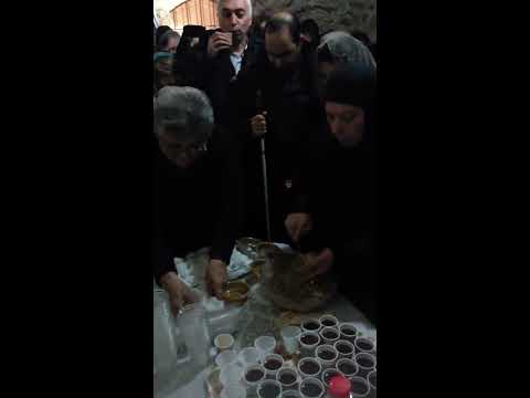 მელანია რომაელის მონასტერში წირვის შემდეგ