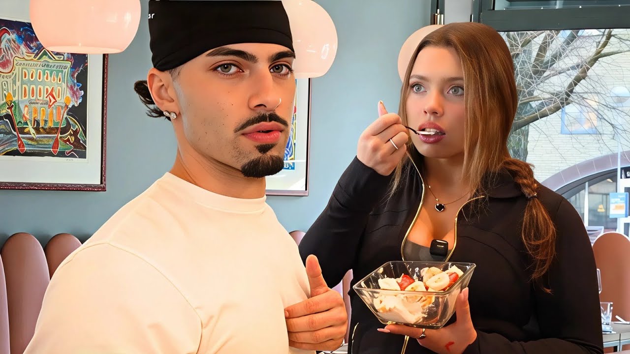 Braeden And Lanah Grab Food On The Way To The Gym...