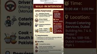 Dubai walk in interview #DubaiJobs#UAEJobs#DubaiLife#JobsInDubai#GulfJobs