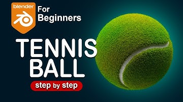 Create a Realistic Tennis Ball in Blender #blender #tutorial #polyeevee