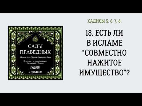 18. Есть ли в Исламе "совместно нажитое имущество"? || Сирадж Абу Тальха