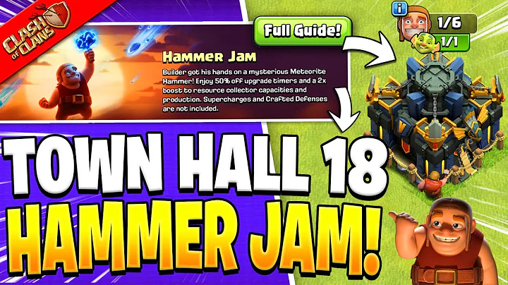 Town Hall 18 HAMMER JAM Guide - Do This Before TH18 Update in Clash of Clans!