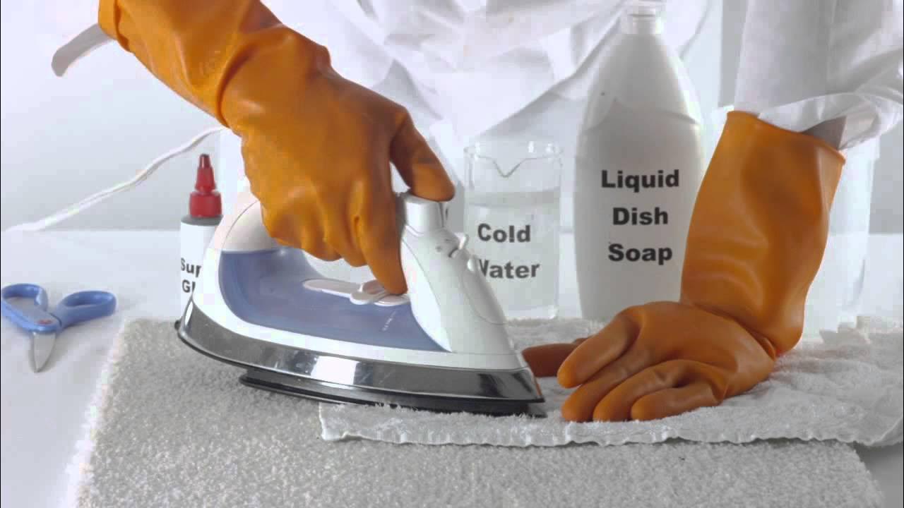 how-to-get-glue-out-of-carpet-youtube