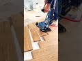 Installing Hardwood Flooring with a Pneumatic Floor Nailer and Rubber Mallet