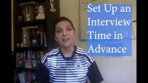 Tips for Conducting an Oral History Interview
