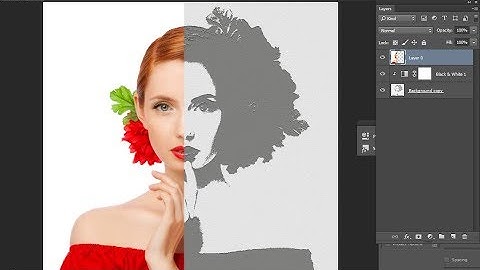 How To Create a Pencil Drawing From a Photo In Photoshop | Line Drawing Effect