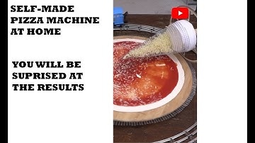 Simple pizza-making contraption