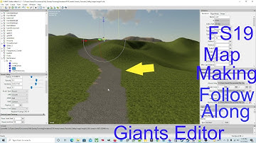 Giants Editor Map Making Tutorial For FS19 |  Adjusting Ground Slopes To Prepare Ground For Roads