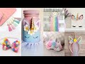 DIY UNICORN ROOM DECOR FOR TEENAGER &!Unicorn Sleeping Mask & DIY Unicorn Headband ....