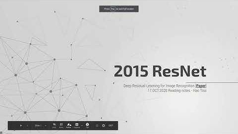 2015 ResNet paper summary