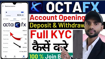 How to Open Octafx Trading Account Online Octafx Forex Account Opening Trading #bitcoin