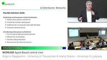 INCREASE Agent Based Control View, Prof. Grigoris Papagiannis