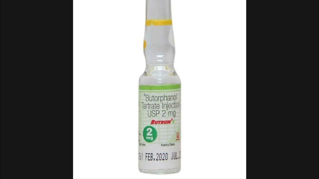 butorphanol tartrate injection use YouTube