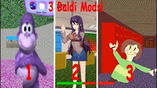 3 Baldis Basics Mods, 1 Video