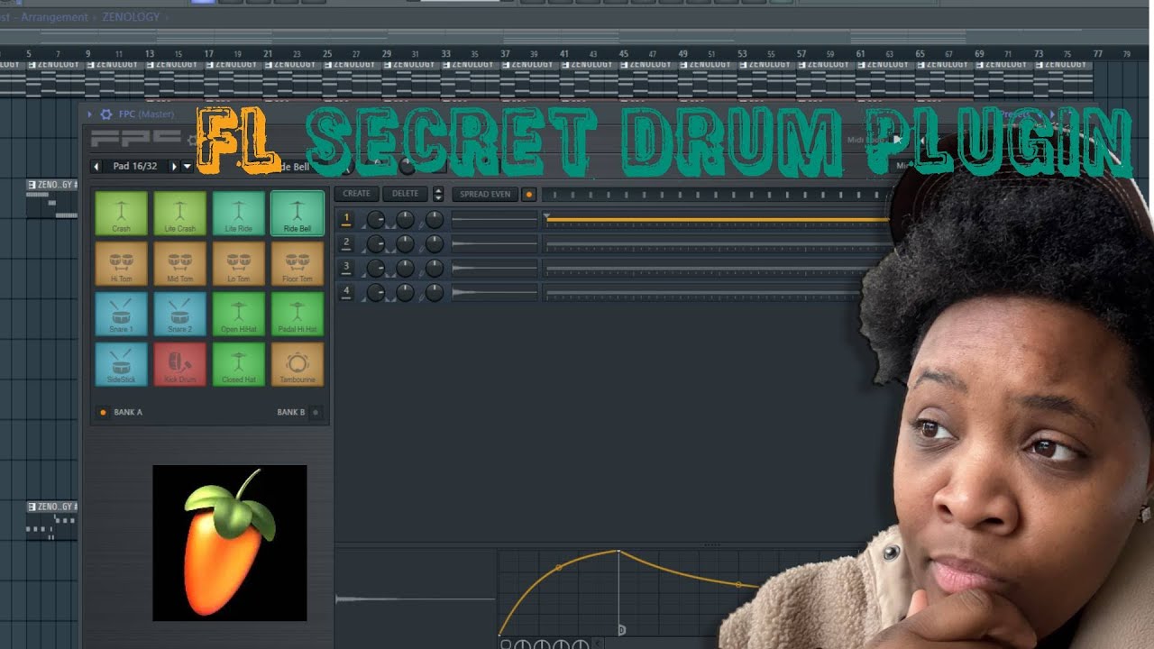 made a CRAZY VIBE using FL SECRET DRUM PLUGIN!!!!