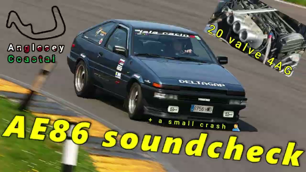 AE86 sound 20v ITB - Anglesey trackday Pt2