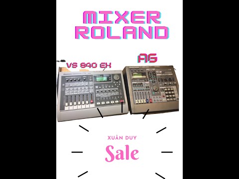 Mixer roland madein japan vs 840ex và A6 rẻ lắm 0979890689