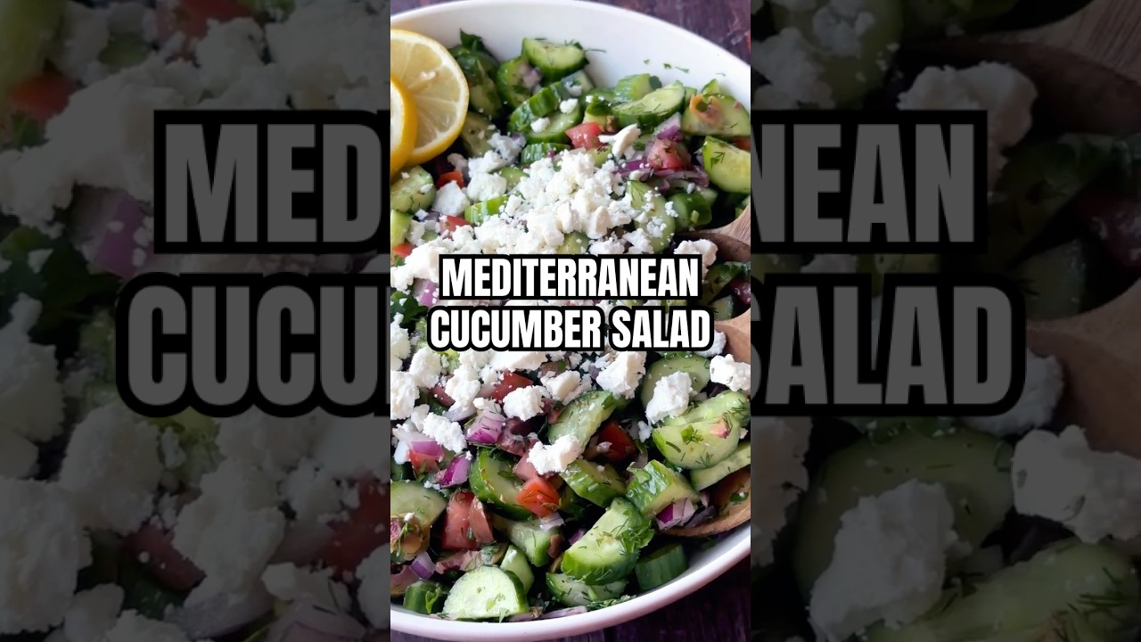 Crisp & Zesty Mediterranean Salad in Minutes