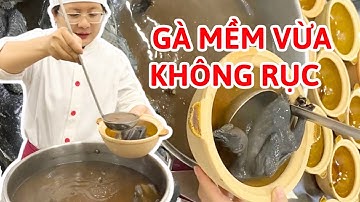 Cách nấu để gà ác tiềm thuốc bắc mềm vừa không rục