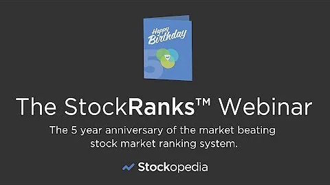 The StockRanks Webinar - Five Years of Performance History