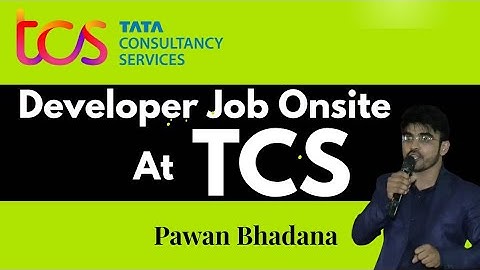 Developer Job at TCS | .net Developer Job at TCS