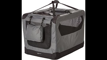 Dog Carrier Bag Review | Amazon Basics Folding Soft Travel Crate for Pets