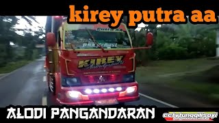 Putra AA truk kirey oleng manja saat hujan melanda 😱