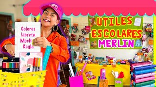 Mi puesto de Útiles Escolares Kawaii ✏️ Surtiendo La Lista de Todas Las Escuelas | CONNY CHANGARROS