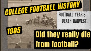 Blood on the Gridiron: The True Story of the 1905 'Death Harvest’  College Football History