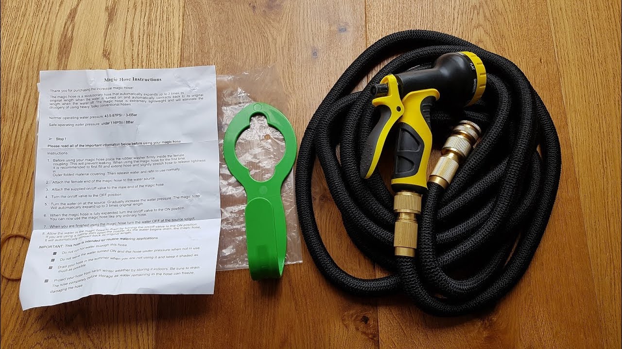 Expandable Magic Hosepipe Essential for Any Home! Unboxing and Setup