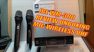 JBL VM300 MICROPHONE WIRELESS UHF UNBOXING REVIEW TUTORIAL