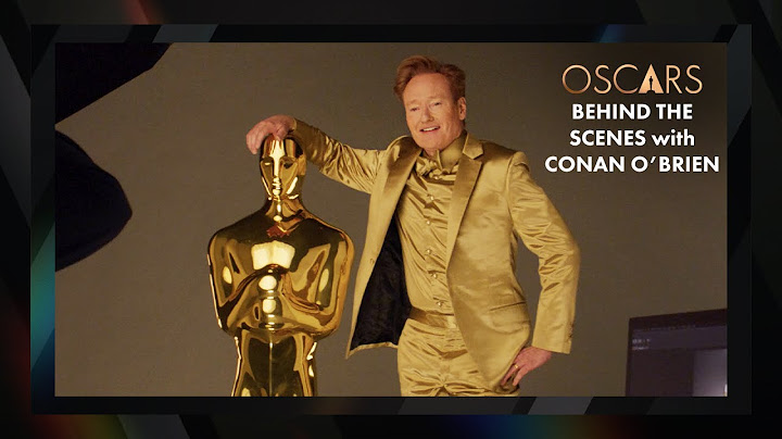 Behind The Scenes With Conan O'Brien at the 97th Oscars Promo Day @TeamCoco @ABC