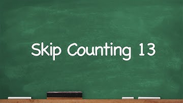 CC Skip Counting 13
